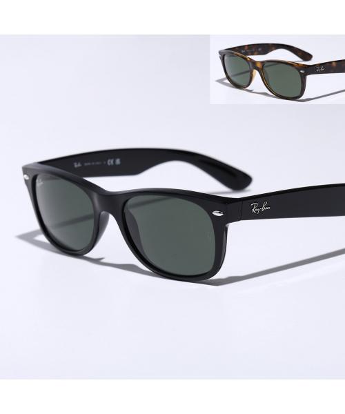 レイバン Ray-Ban Ray-Ban サングラス  NEW WAYFARER RB2132 スクエア型 （901/BLACK/GREEN） 901/BLACK/GREEN