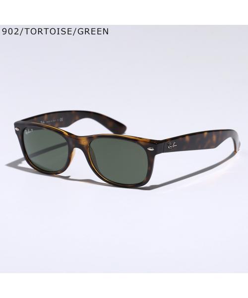 レイバン Ray-Ban Ray-Ban サングラス  NEW WAYFARER RB2132 スクエア型 （901/BLACK/GREEN） 901/BLACK/GREEN