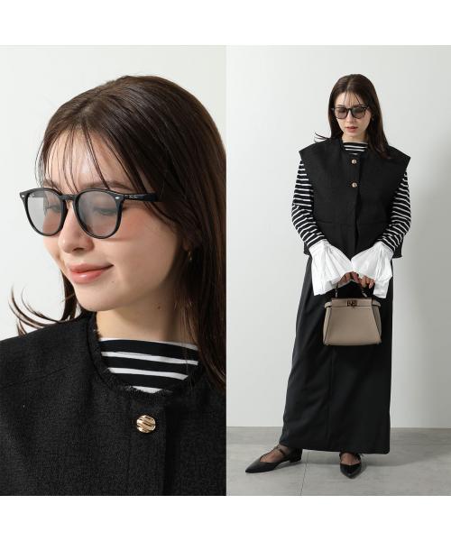 レイバン Ray-Ban Ray-Ban サングラス RB4259F ボストン型 セルフレーム （601/71/BLACK/DARK-GREEN） 601/71/BLACK/DARK-GREEN