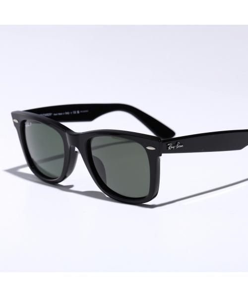 レイバン Ray-Ban Ray-Ban サングラス WAYFARER RB2140-F 偏光レンズ （901/58/BLACK/GREEN） 901/58/BLACK/GREEN