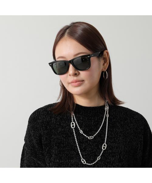 レイバン Ray-Ban Ray-Ban サングラス WAYFARER RB2140-F 偏光レンズ （901/58/BLACK/GREEN） 901/58/BLACK/GREEN