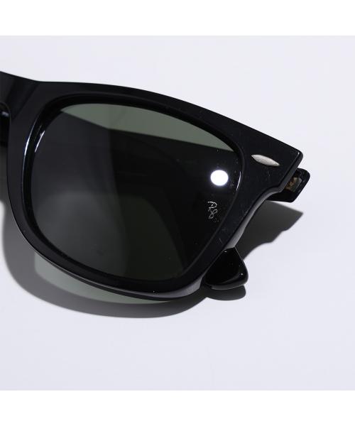 レイバン Ray-Ban Ray-Ban サングラス WAYFARER RB2140-F 偏光レンズ （901/58/BLACK/GREEN） 901/58/BLACK/GREEN