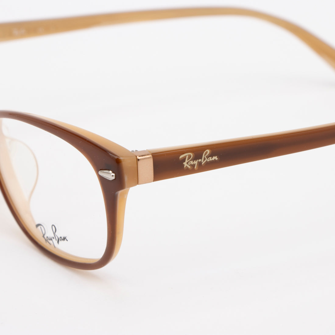 レイバン Ray-Ban メガネ 眼鏡 アイウェア レディース メンズ （ライトブラウン/ベージュ） ライトブラウン/ベージュ