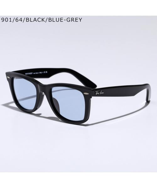 レイバン Ray-Ban Ray-Ban サングラス ORIGINAL WAYFARER CLASSIC RB2140F （901/64/BLACK/BLUE-GREY） 901/64/BLACK/BLUE-GREY