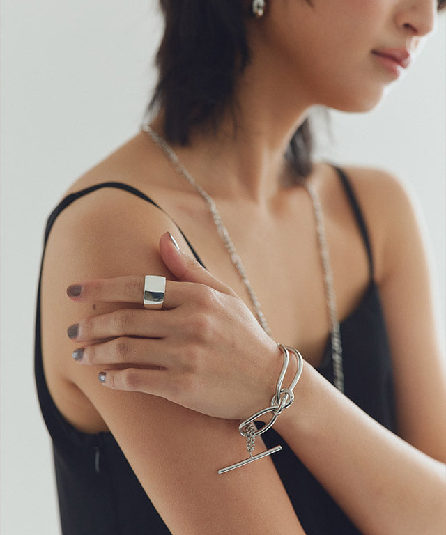 ラス RASW ノットデザインブレスレット （シルバー） シルバー