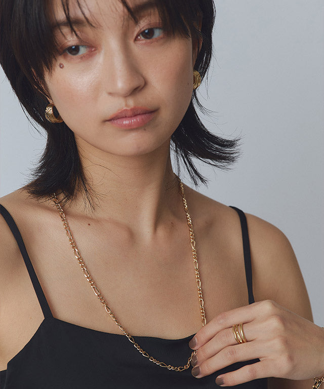 ラス RASW アクセントチェーンネックレス （ゴールド） ゴールド