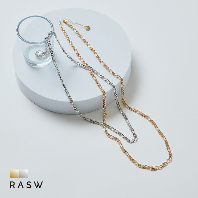 ラス RASW アクセントチェーンネックレス （ゴールド） ゴールド
