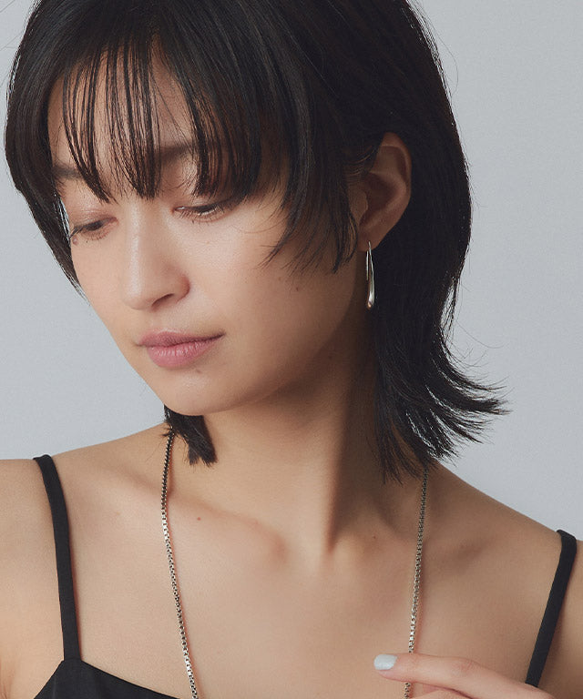 ラス RASW silver925フックピアス （シルバー） シルバー