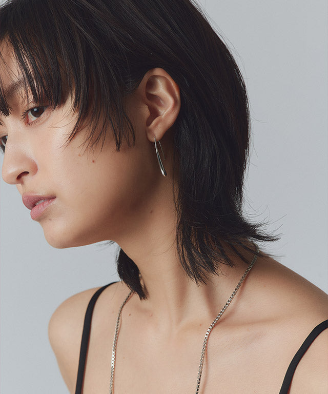 ラス RASW silver925フックピアス （シルバー） シルバー