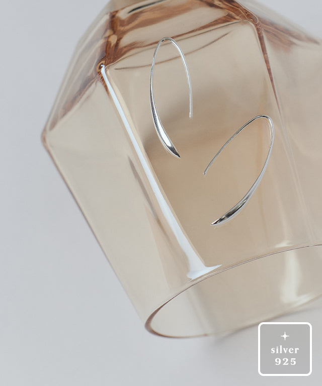 ラス RASW silver925フックピアス （シルバー） シルバー