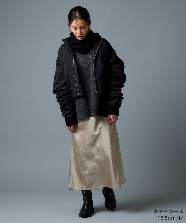 ラス RASW モヘア混Vネックニット