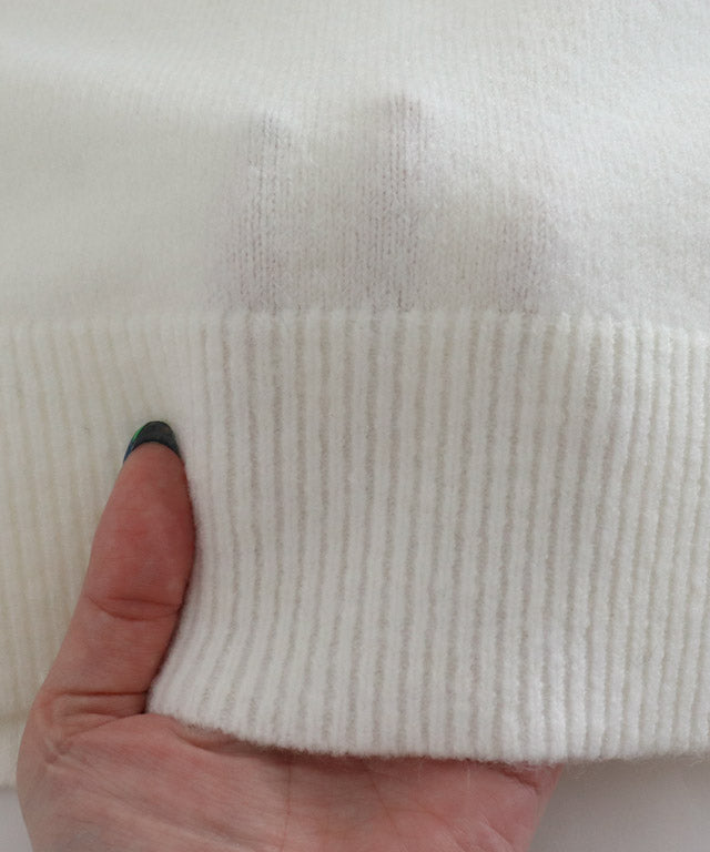 ラス RASW モヘア混Vネックニット