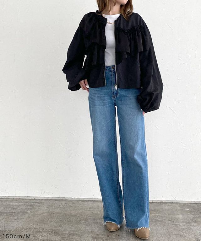 ラス RASW フリルブルゾン