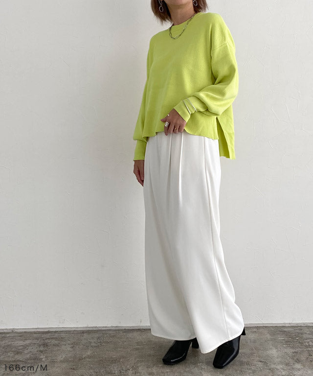ラス RASW 綿100%総針ニット