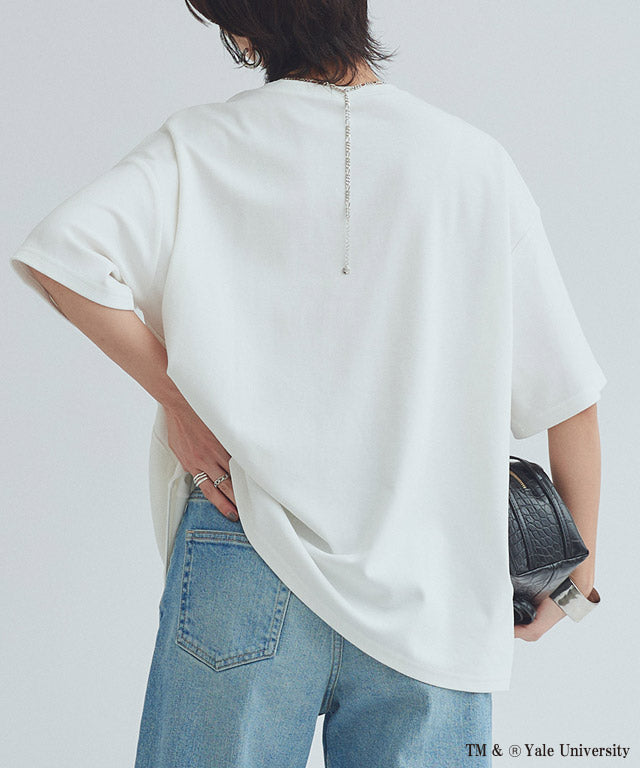 ラス RASW 別注YALEドッグオーバーTシャツ （オフホワイト） オフホワイト