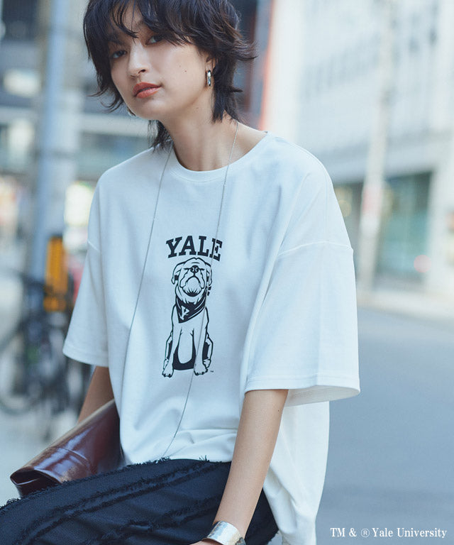 ラス RASW 別注YALEドッグオーバーTシャツ （オフホワイト） オフホワイト