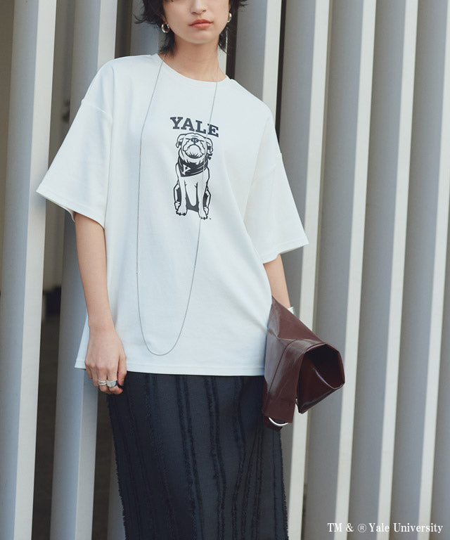 ラス RASW 別注YALEドッグオーバーTシャツ （オフホワイト） オフホワイト