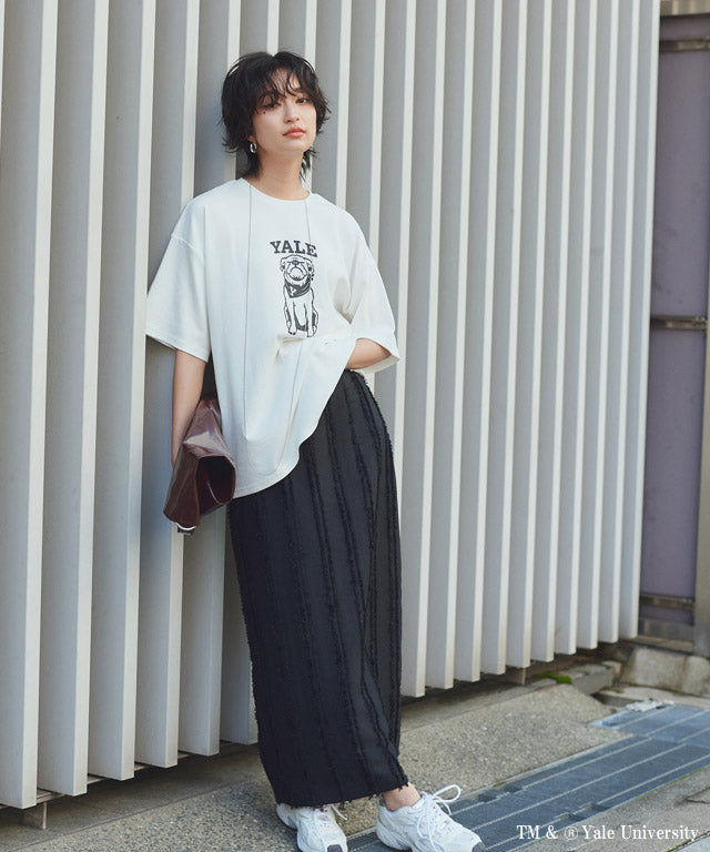 ラス RASW 別注YALEドッグオーバーTシャツ （オフホワイト） オフホワイト