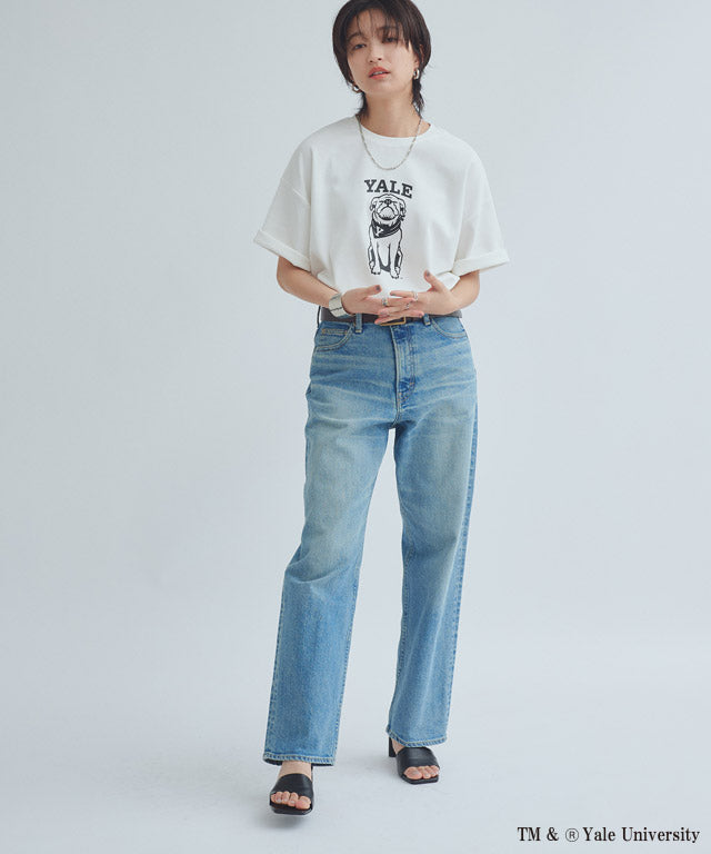 ラス RASW 別注YALEドッグオーバーTシャツ （オフホワイト） オフホワイト