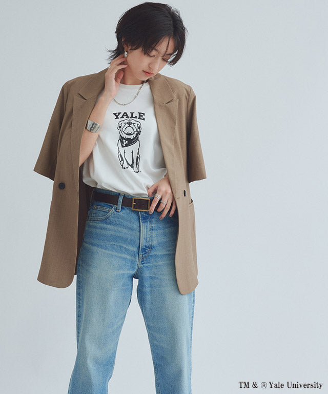 ラス RASW 別注YALEドッグオーバーTシャツ （オフホワイト） オフホワイト