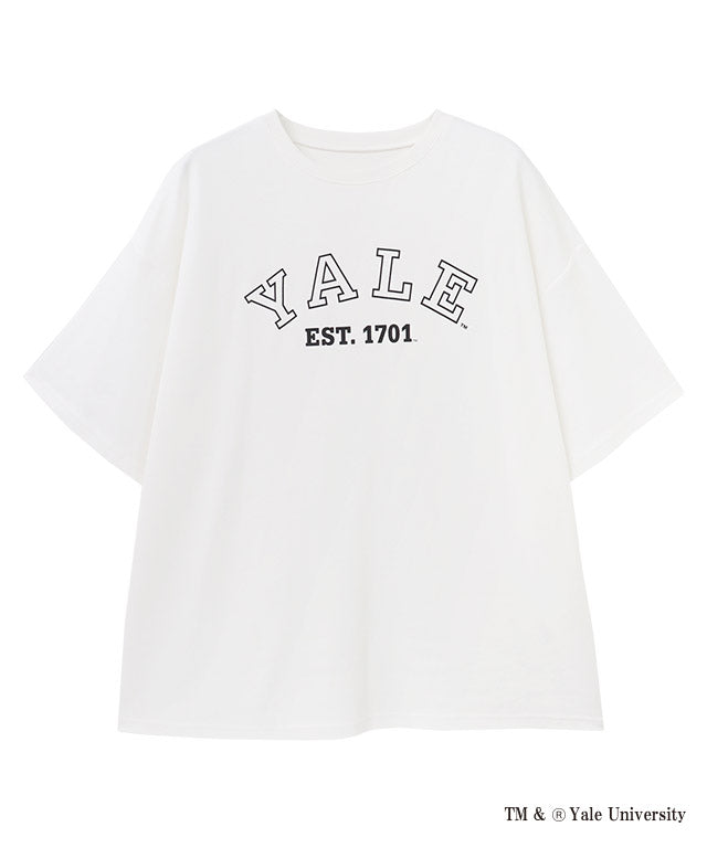 ラス RASW 別注YALEロゴオーバーTシャツ （オフホワイト） オフホワイト