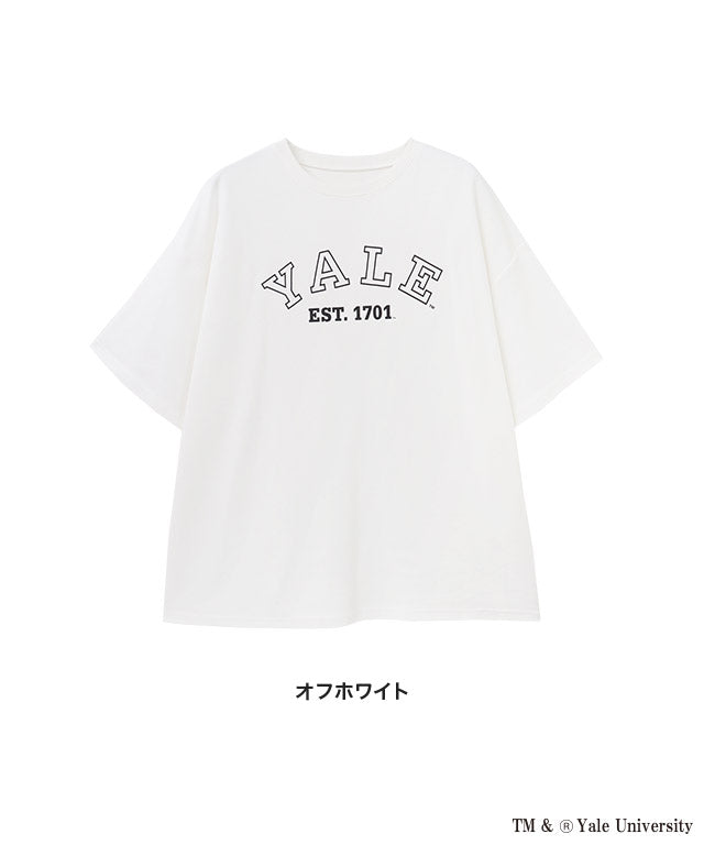 ラス RASW 別注YALEロゴオーバーTシャツ （オフホワイト） オフホワイト