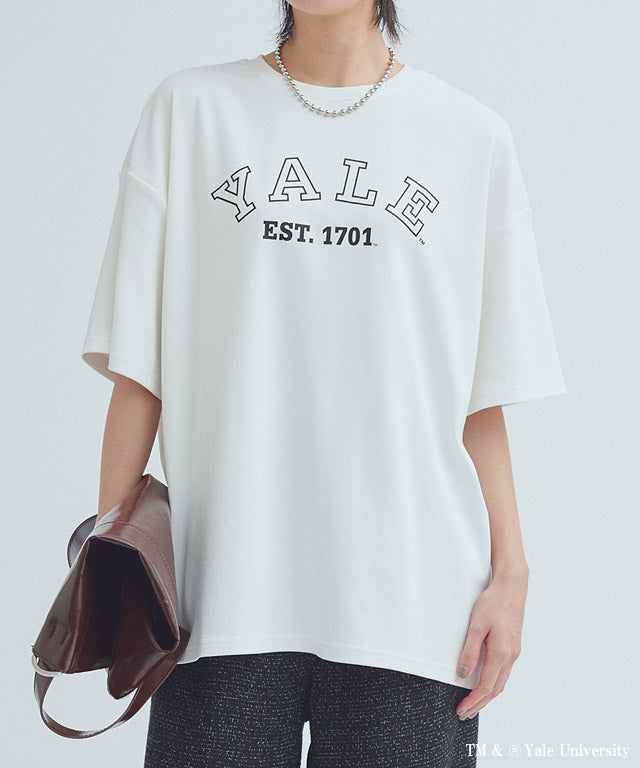 ラス RASW 別注YALEロゴオーバーTシャツ （オフホワイト） オフホワイト