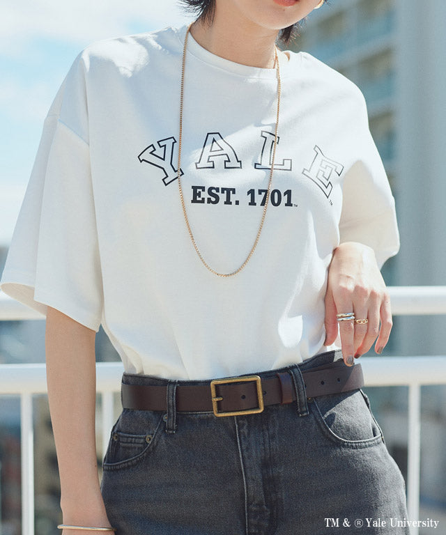 ラス RASW 別注YALEロゴオーバーTシャツ （オフホワイト） オフホワイト