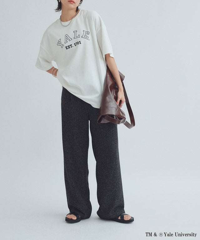 ラス RASW 別注YALEロゴオーバーTシャツ （オフホワイト） オフホワイト