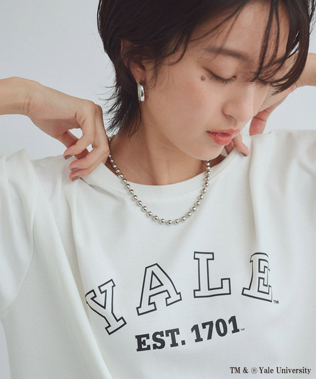 ラス RASW 別注YALEロゴオーバーTシャツ （オフホワイト） オフホワイト