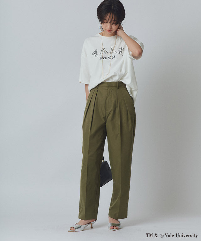 ラス RASW 別注YALEロゴオーバーTシャツ （オフホワイト） オフホワイト