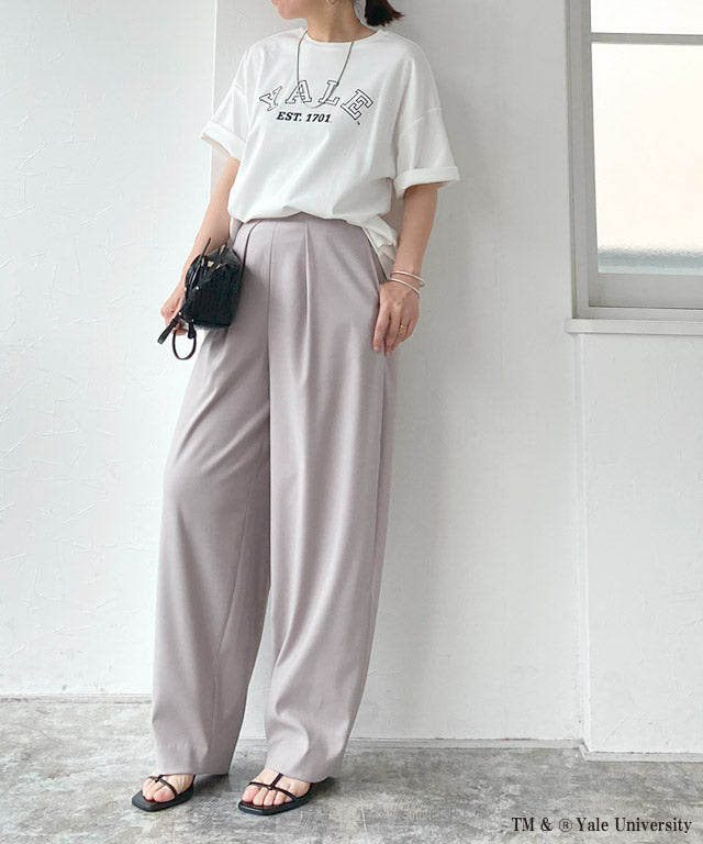 ラス RASW 別注YALEロゴオーバーTシャツ （オフホワイト） オフホワイト