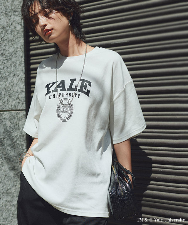 ラス RASW 別注YALEエンブレムオーバーTシャツ （オフホワイト） オフホワイト