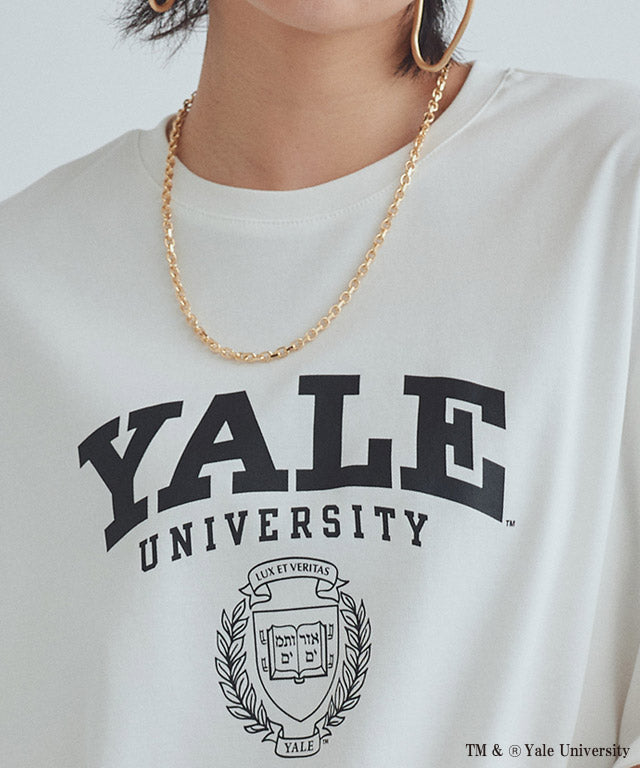 ラス RASW 別注YALEエンブレムオーバーTシャツ （オフホワイト） オフホワイト