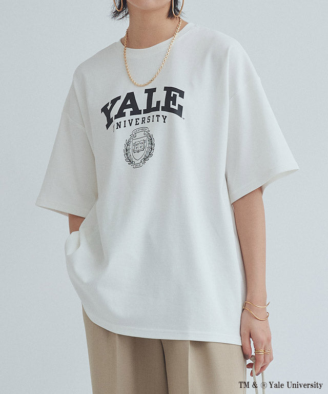 ラス RASW 別注YALEエンブレムオーバーTシャツ （オフホワイト） オフホワイト