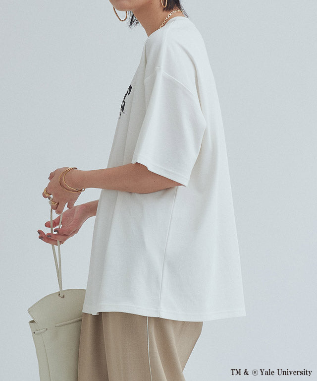 ラス RASW 別注YALEエンブレムオーバーTシャツ （オフホワイト） オフホワイト