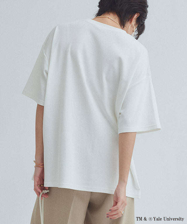 ラス RASW 別注YALEエンブレムオーバーTシャツ （オフホワイト） オフホワイト