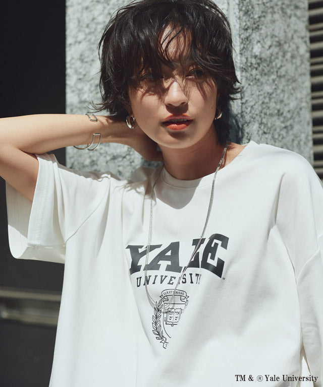 ラス RASW 別注YALEエンブレムオーバーTシャツ （オフホワイト） オフホワイト