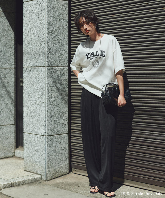 ラス RASW 別注YALEエンブレムオーバーTシャツ （オフホワイト） オフホワイト