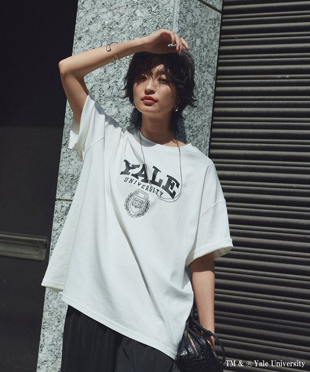 ラス RASW 別注YALEエンブレムオーバーTシャツ （オフホワイト） オフホワイト