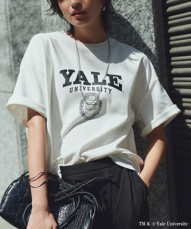 ラス RASW 別注YALEエンブレムオーバーTシャツ （オフホワイト） オフホワイト