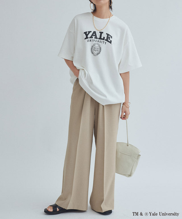 ラス RASW 別注YALEエンブレムオーバーTシャツ （オフホワイト） オフホワイト
