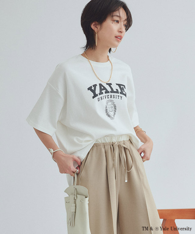 ラス RASW 別注YALEエンブレムオーバーTシャツ （オフホワイト） オフホワイト