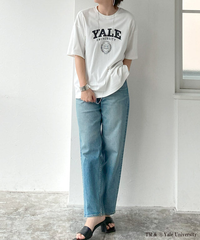 ラス RASW 別注YALEエンブレムオーバーTシャツ （オフホワイト） オフホワイト