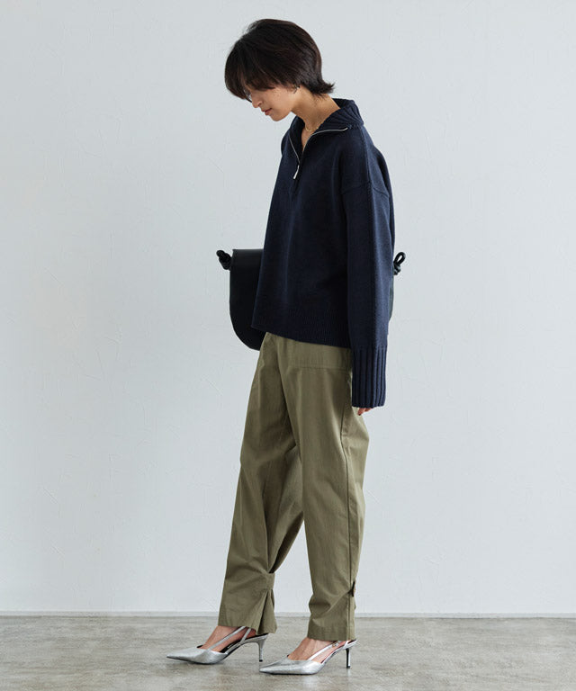 ラス RASW ジップボックスニット （アイボリー） アイボリー