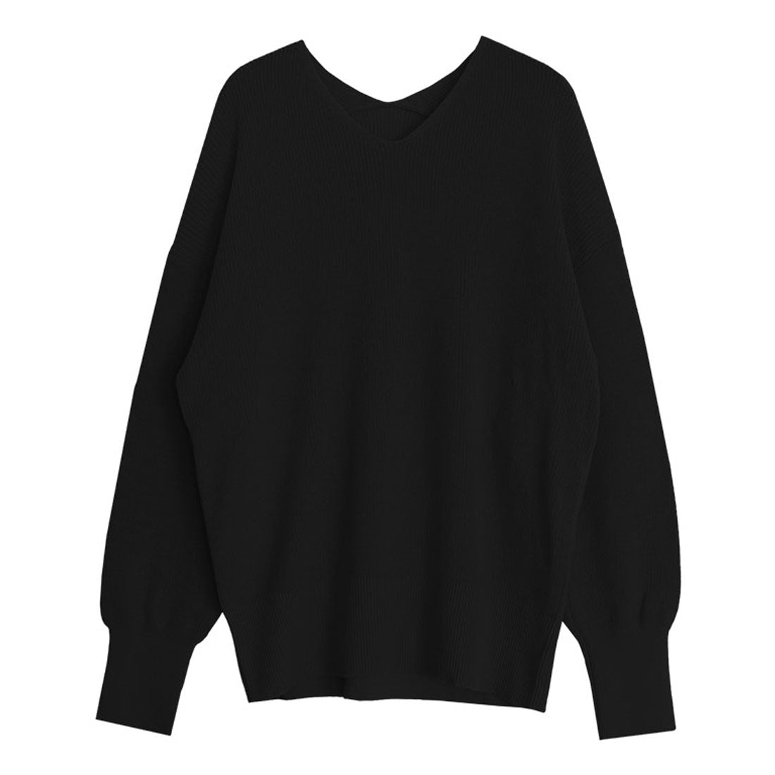 ラス RASW 綿100％Vネックニット