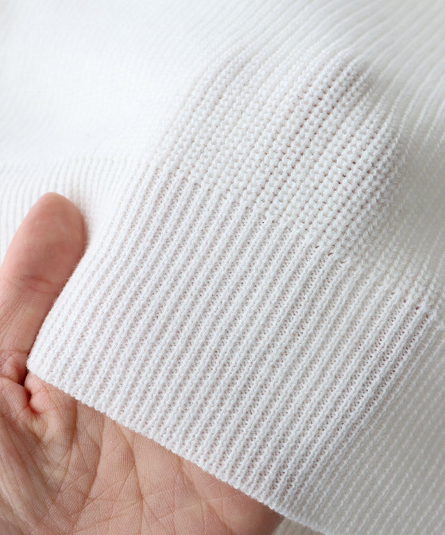 ラス RASW 綿100％Vネックニット