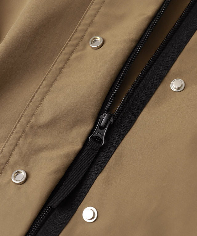 ラス RASW スタンドカラーロングライトコート （グレージュ） グレージュ