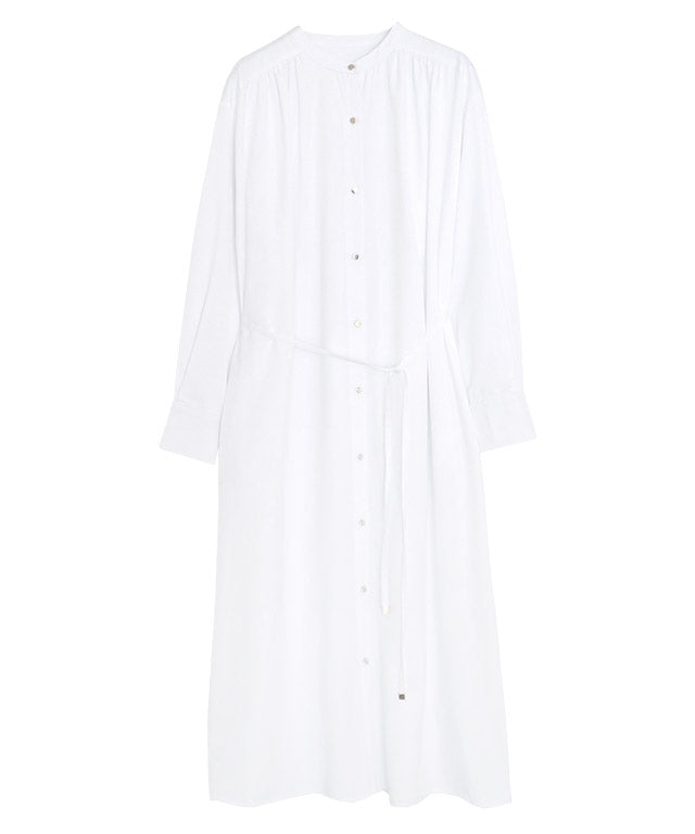 RASW Gold Button Long Shirt Dress