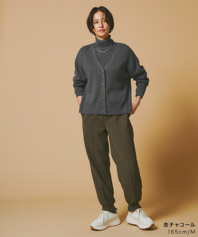 ラス RASW 綿シルクニットカーディガン